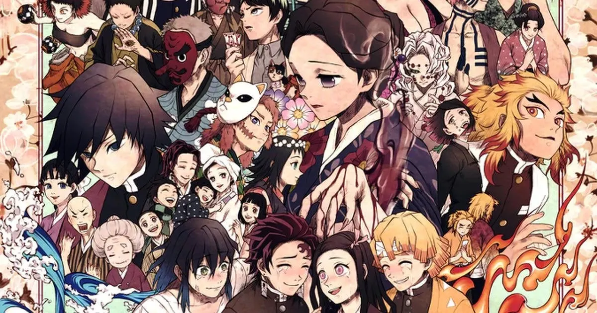 Inosuke breaking through walls with his Beast Breathing style and dual jagged swords